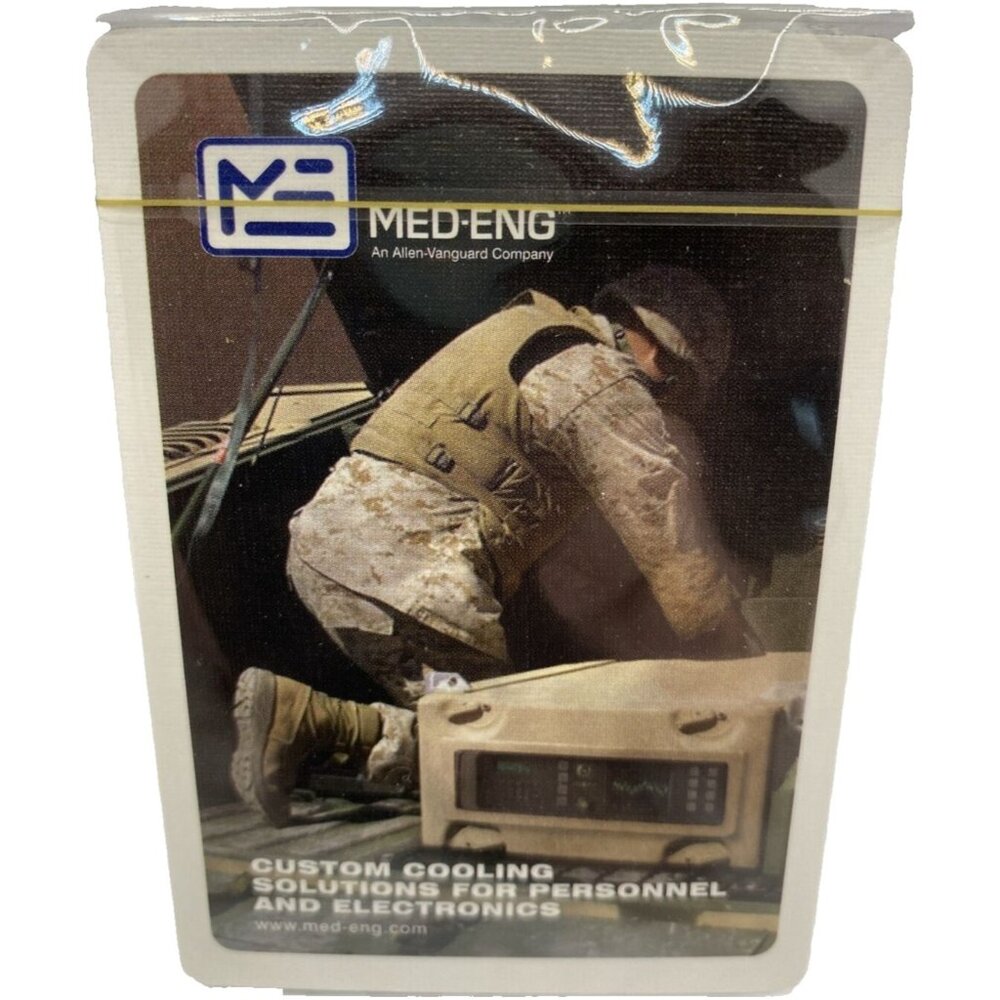 Med-Eng Deck Playing Cards Graphica Protection Robots Advertising Sealed